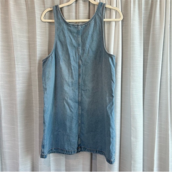 NWOT American Eagle Denim Pinafore Dress - Picture 3 of 3